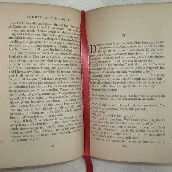 TENDER Is THE NIGHT by F Scott Fitzgerald Charles Scribners Sons First Ed 1934 - Picture 7 of 9